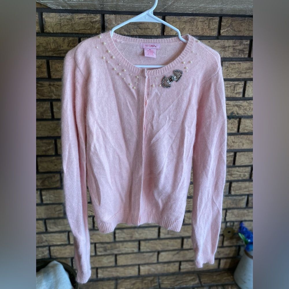 Pinkish lambs wool blend sweater